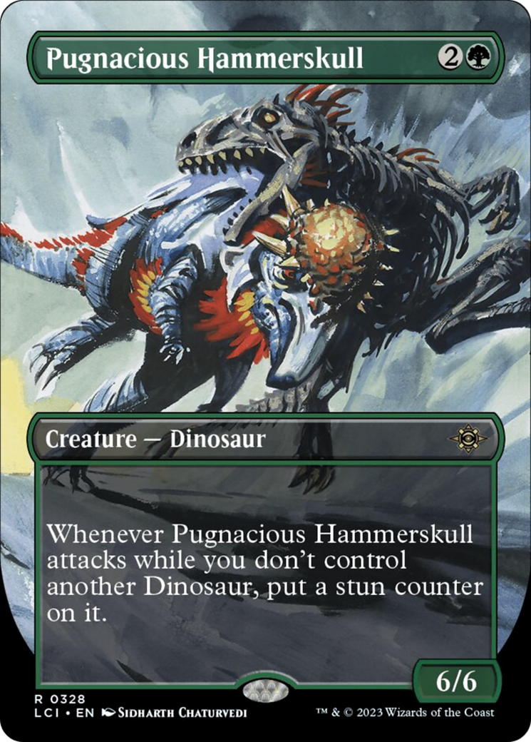 Pugnacious Hammerskull (Borderless) [The Lost Caverns of Ixalan] | GrognardGamesBatavia