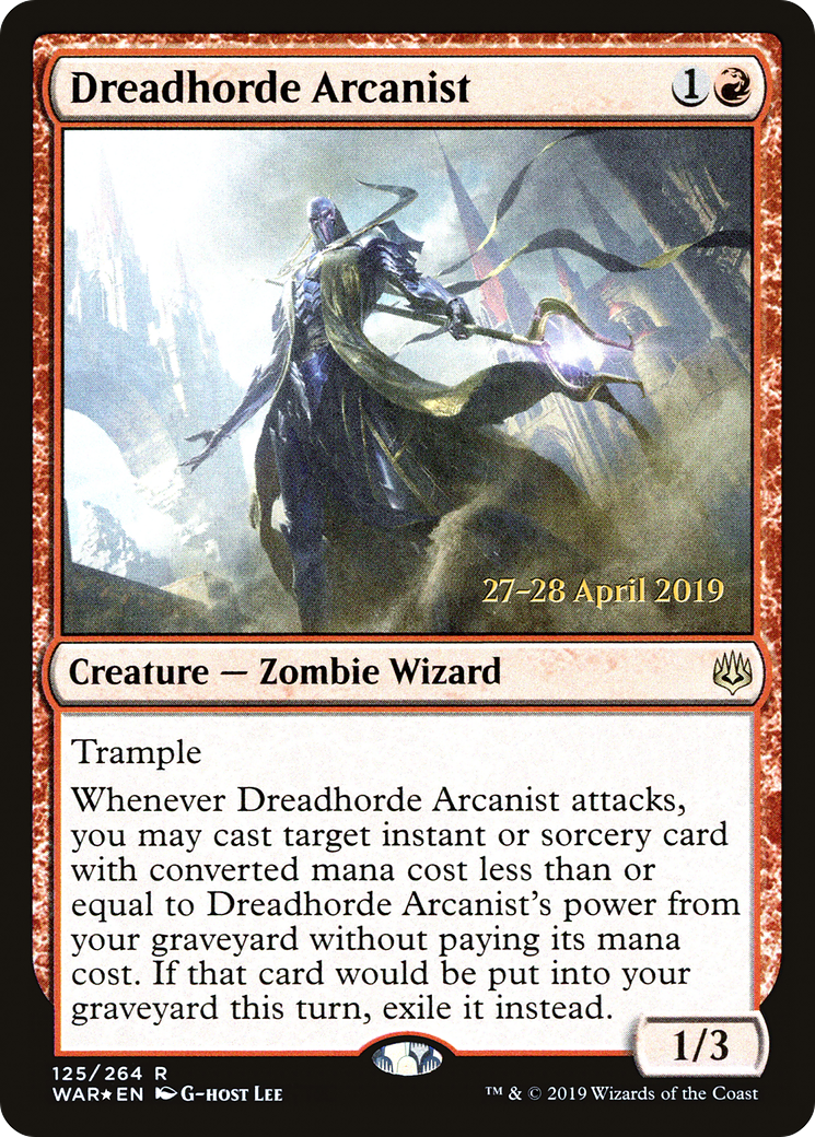 Dreadhorde Arcanist [War of the Spark Prerelease Promos] | GrognardGamesBatavia