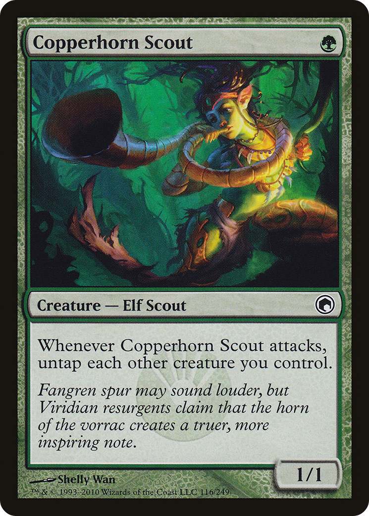 Copperhorn Scout [Scars of Mirrodin] | GrognardGamesBatavia