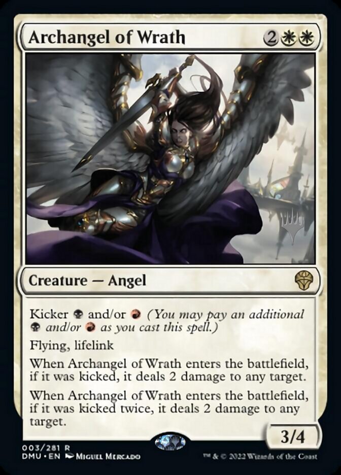 Archangel of Wrath (Promo Pack) [Dominaria United Promos] | GrognardGamesBatavia