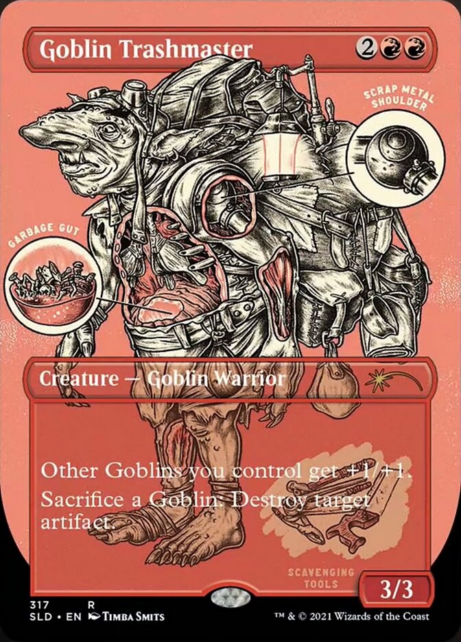 Goblin Trashmaster (Borderless Foil Etched) [Secret Lair Drop Series] | GrognardGamesBatavia