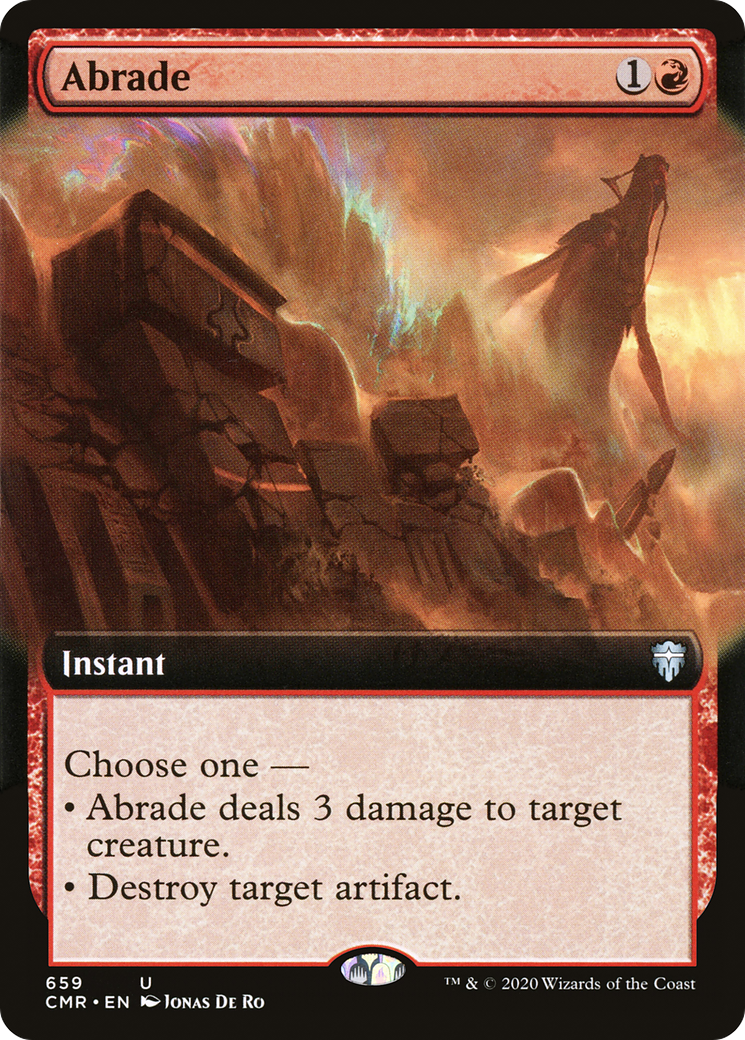Abrade (Extended Art) [Commander Legends] | GrognardGamesBatavia