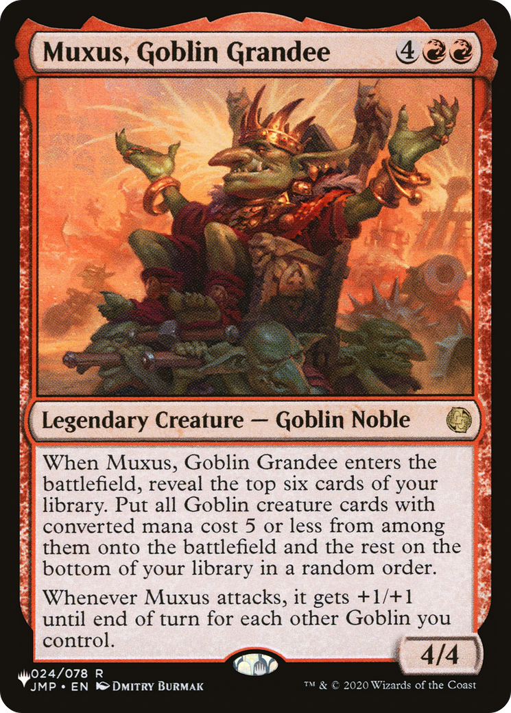 Muxus, Goblin Grandee [The List Reprints] | GrognardGamesBatavia