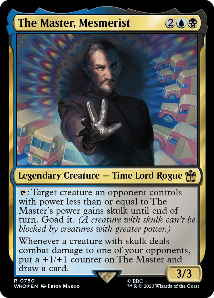 The Master, Mesmerist (Surge Foil) [Doctor Who] | GrognardGamesBatavia