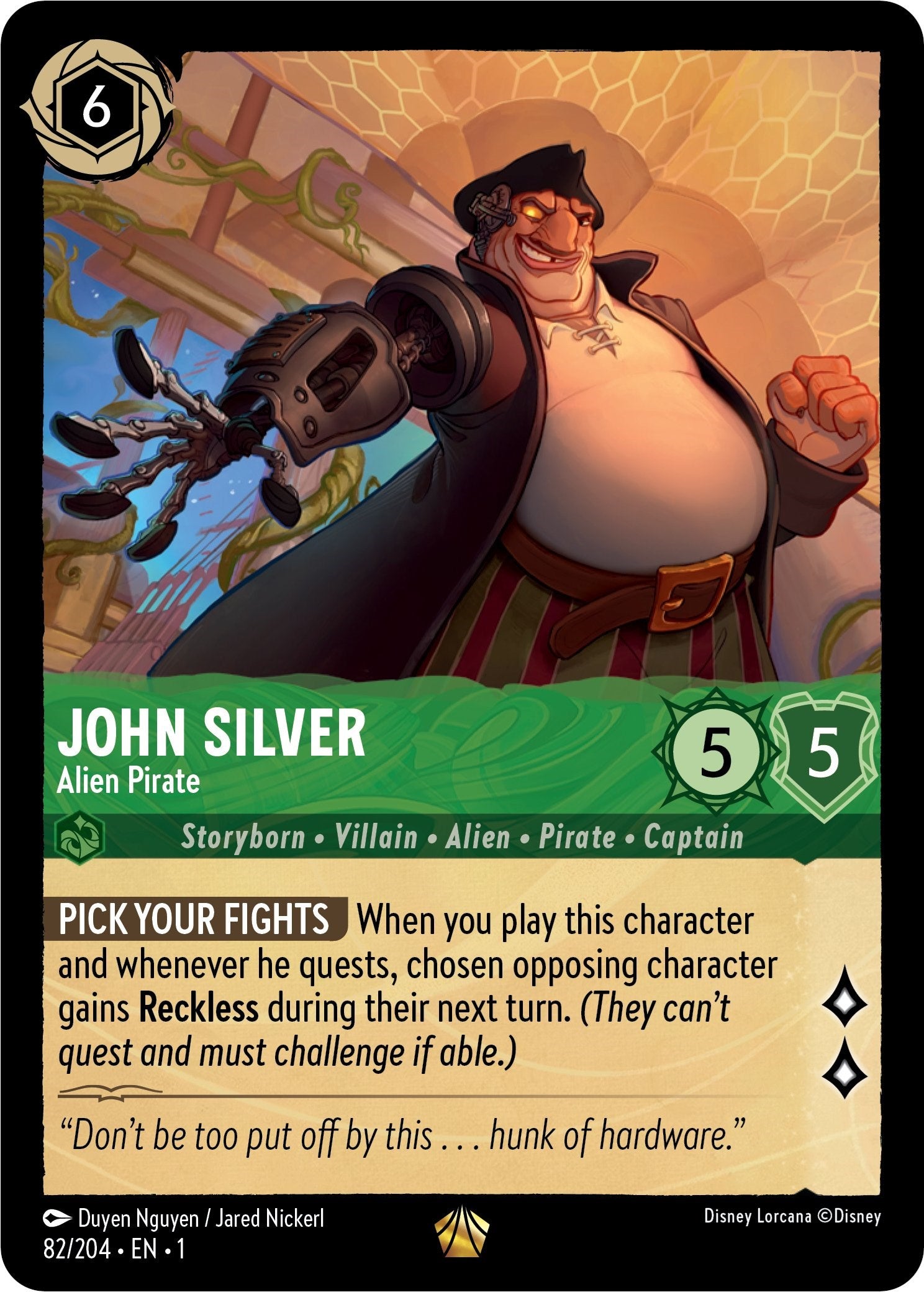 John Silver - Alien Pirate (82/204) [The First Chapter] | GrognardGamesBatavia