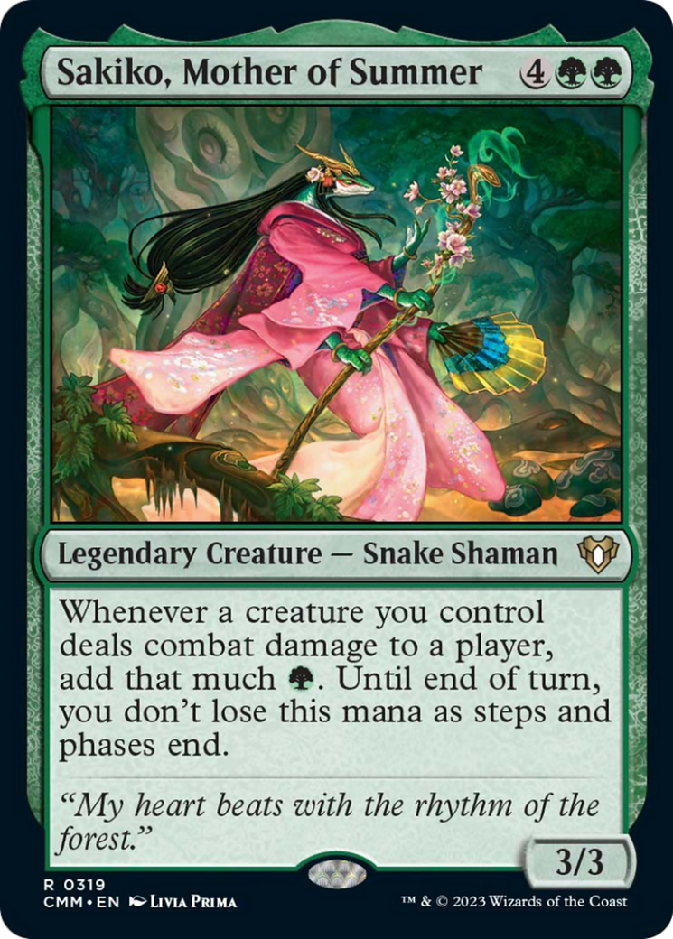 Sakiko, Mother of Summer [Commander Masters] | GrognardGamesBatavia