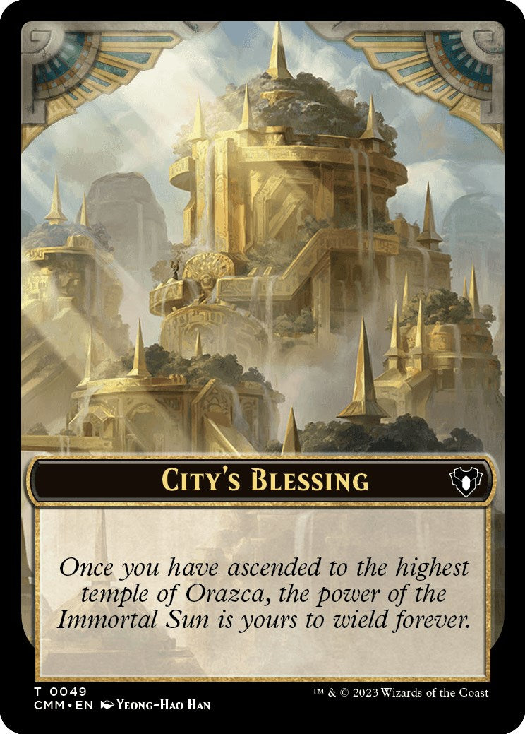 City's Blessing // Rat Double-Sided Token [Commander Masters Tokens] | GrognardGamesBatavia