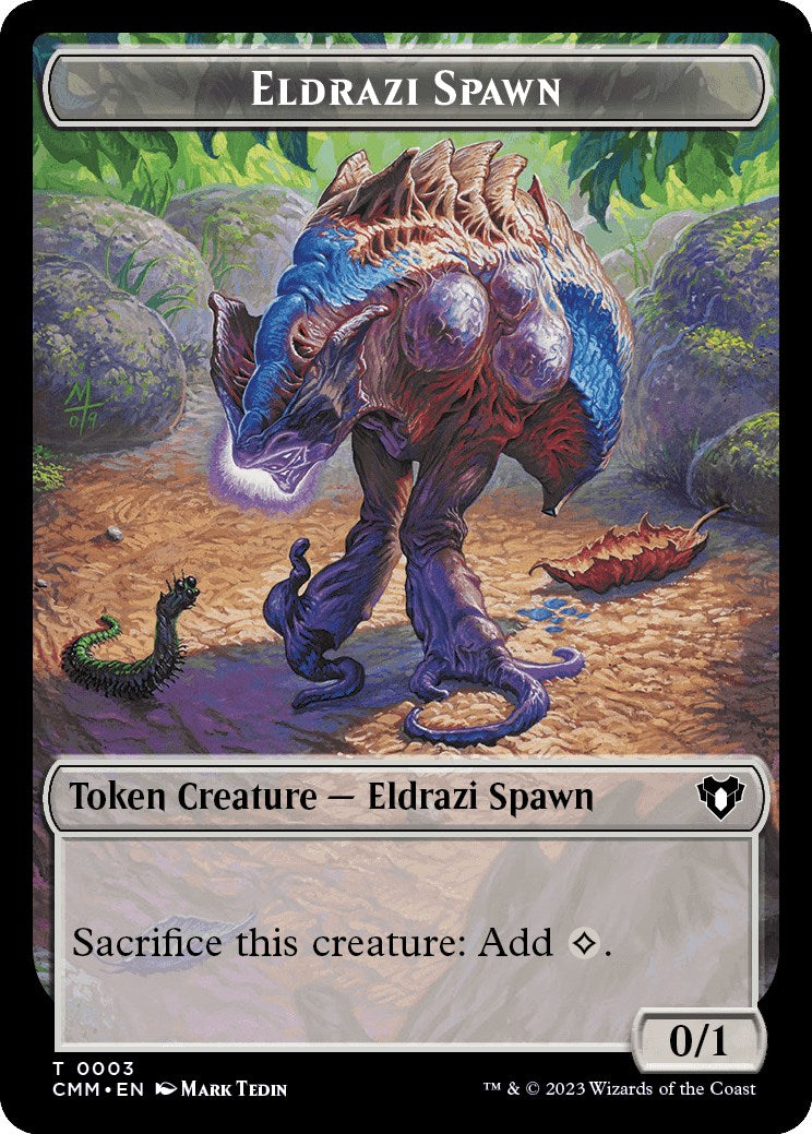 Eldrazi Spawn // Phyrexian Germ Double-Sided Token [Commander Masters Tokens] | GrognardGamesBatavia