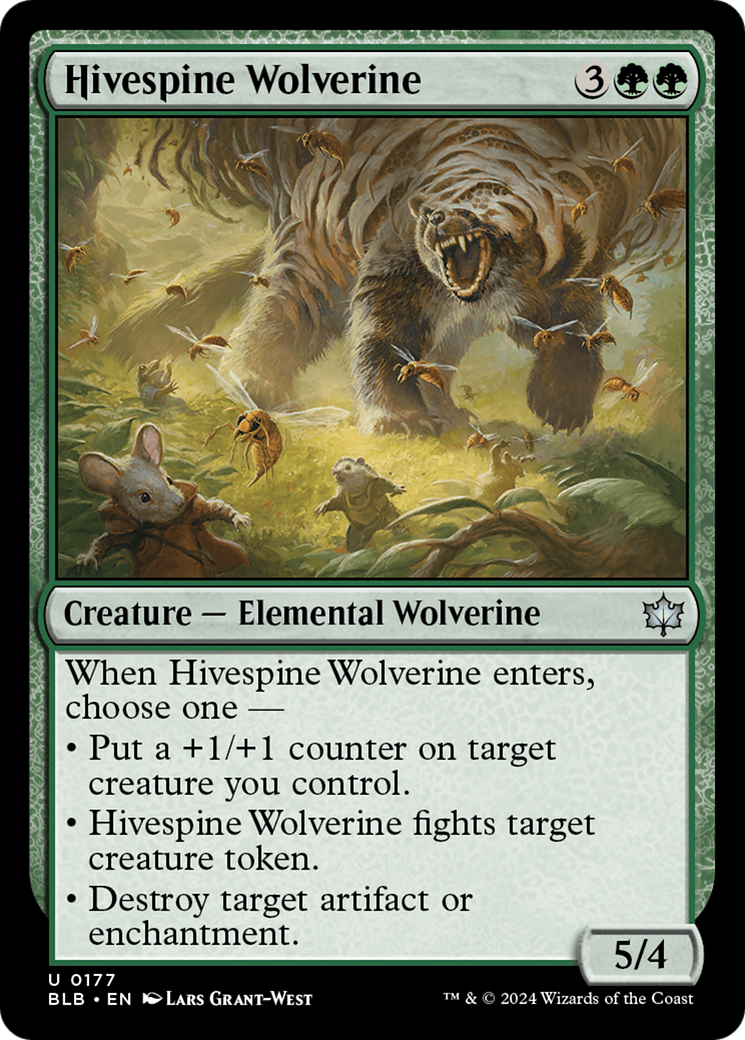 Hivespine Wolverine [Bloomburrow] | GrognardGamesBatavia