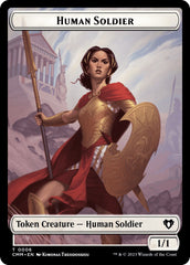 Human Soldier // Zombie (0013) Double-Sided Token [Commander Masters Tokens] | GrognardGamesBatavia