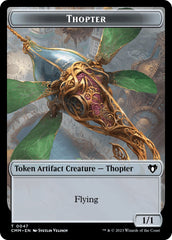 Thopter // Bird Illusion Double-Sided Token [Commander Masters Tokens] | GrognardGamesBatavia