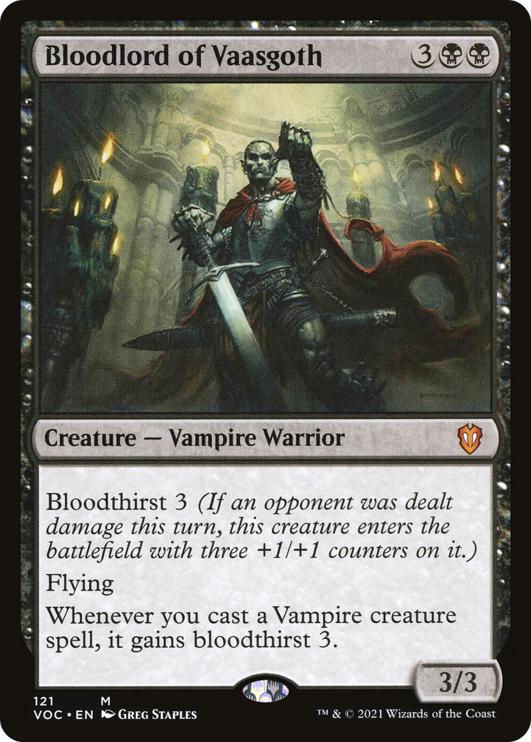 Bloodlord of Vaasgoth [Innistrad: Crimson Vow Commander] | GrognardGamesBatavia