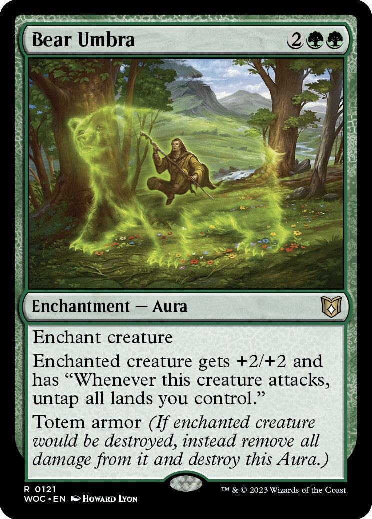 Bear Umbra [Wilds of Eldraine Commander] | GrognardGamesBatavia