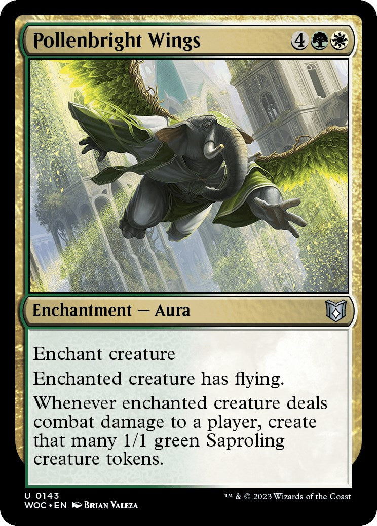 Pollenbright Wings [Wilds of Eldraine Commander] | GrognardGamesBatavia