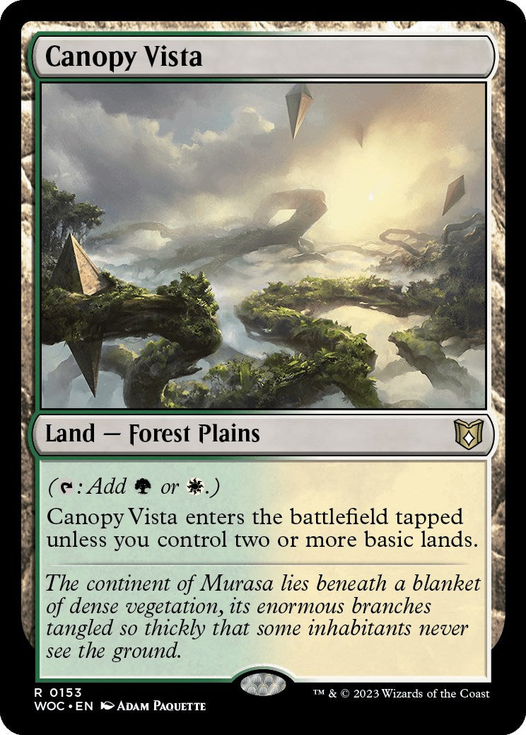 Canopy Vista [Wilds of Eldraine Commander] | GrognardGamesBatavia