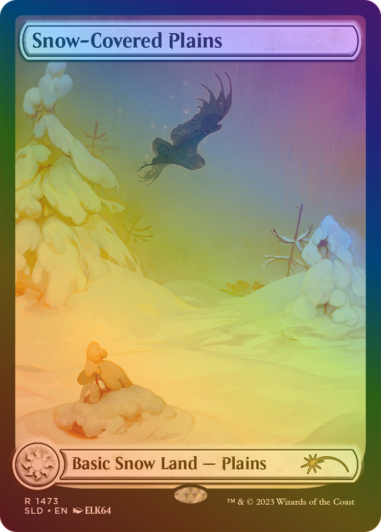Snow-Covered Plains (1473) (Rainbow Foil) [Secret Lair Drop Series] | GrognardGamesBatavia