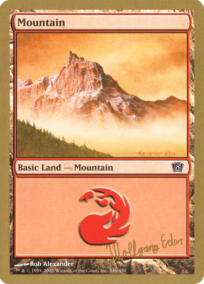 Mountain (we346) (Wolfgang Eder) [World Championship Decks 2003] | GrognardGamesBatavia