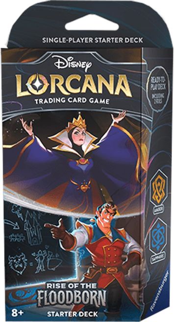 Lorcana TCG Rise of the Floodborn Starter deck - Amber/Sapphire | GrognardGamesBatavia