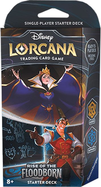 Disney Lorcana TCG: Rise of the Floodborn Starter deck - Amber/Sapphire | GrognardGamesBatavia