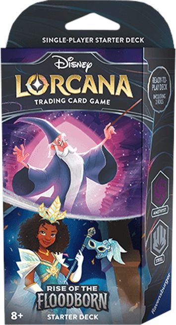 Disney Lorcana TCG: Rise of the Floodborn Starter deck - Amethyst/Steel | GrognardGamesBatavia