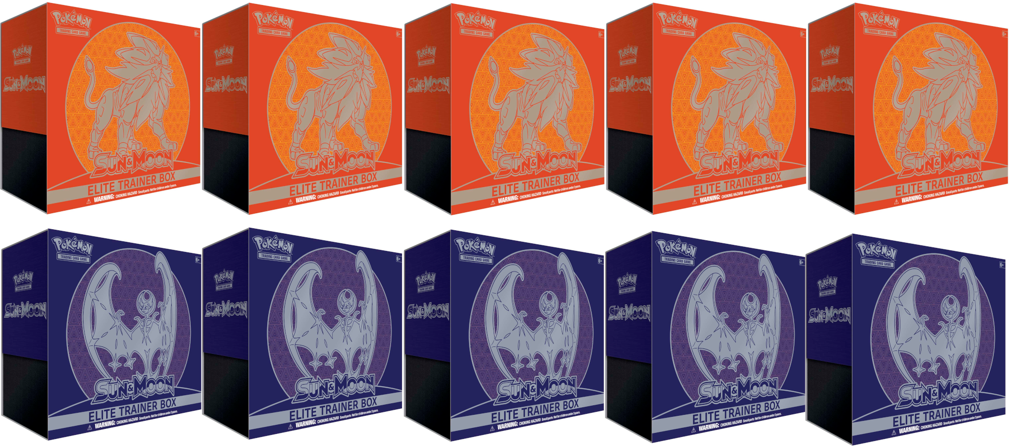 Sun & Moon - Elite Trainer Box Case | GrognardGamesBatavia