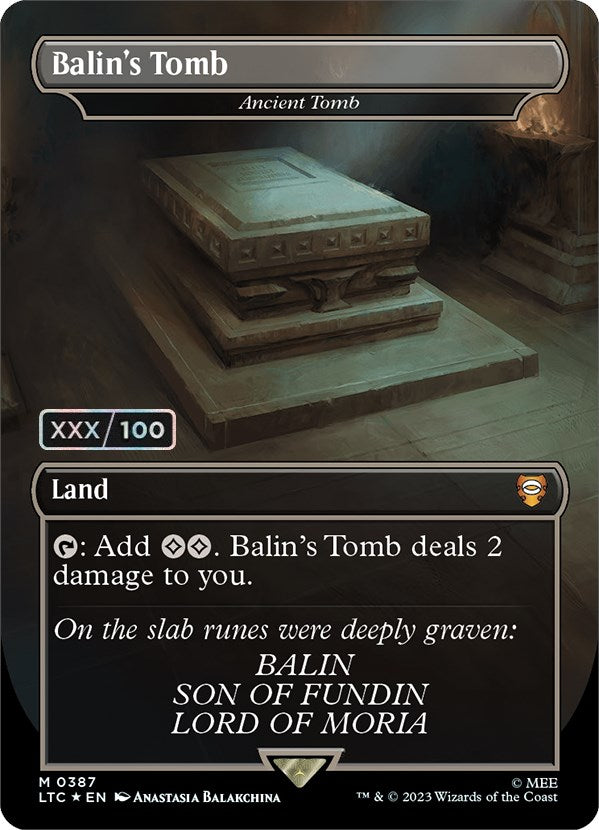 Balin's Tomb - Ancient Tomb (Serialized) [The Lord of the Rings: Tales of Middle-Earth Commander] | GrognardGamesBatavia
