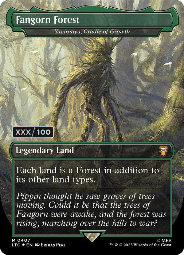 Fangorn Forest - Yavimaya, Cradle of Growth (Serialized) [The Lord of the Rings: Tales of Middle-Earth Commander] | GrognardGamesBatavia