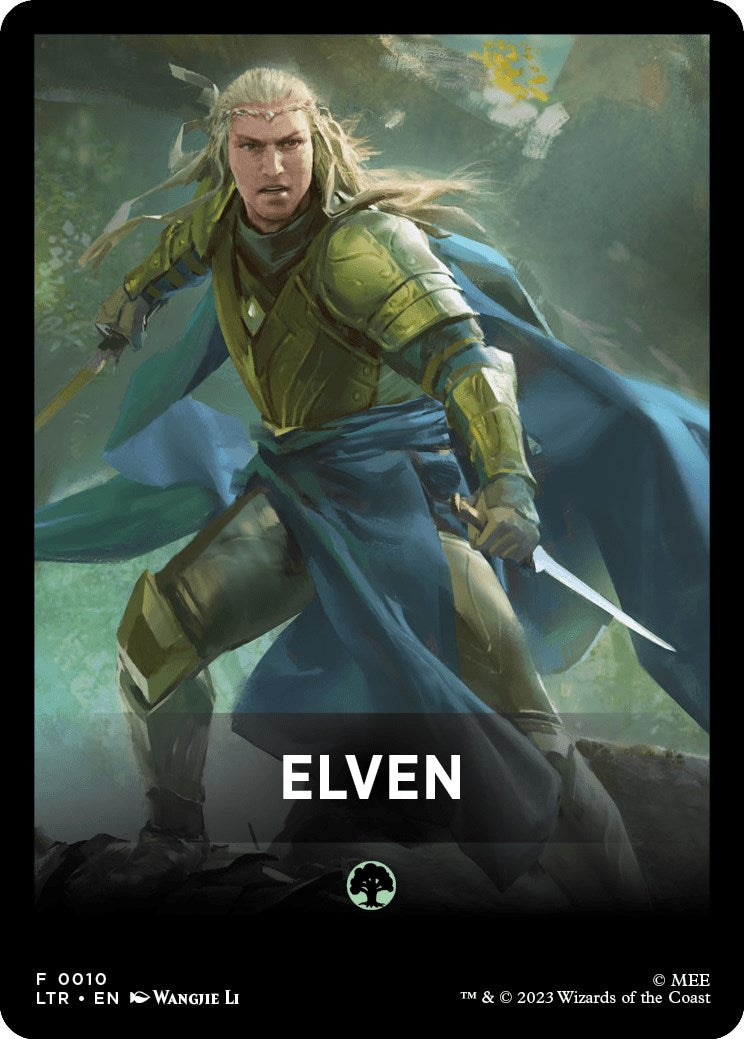 Elven Theme Card [The Lord of the Rings: Tales of Middle-Earth] | GrognardGamesBatavia