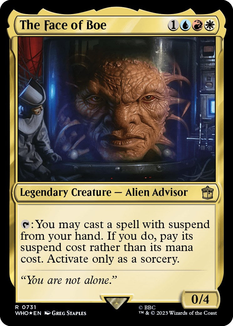 The Face of Boe (Surge Foil) [Doctor Who] | GrognardGamesBatavia