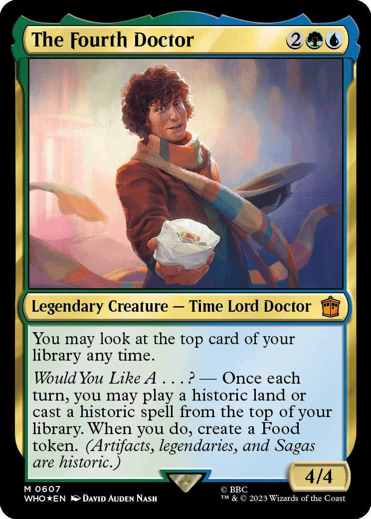 The Fourth Doctor (Surge Foil) [Doctor Who] | GrognardGamesBatavia