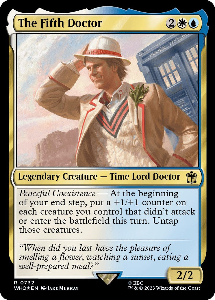 The Fifth Doctor (Surge Foil) [Doctor Who] | GrognardGamesBatavia