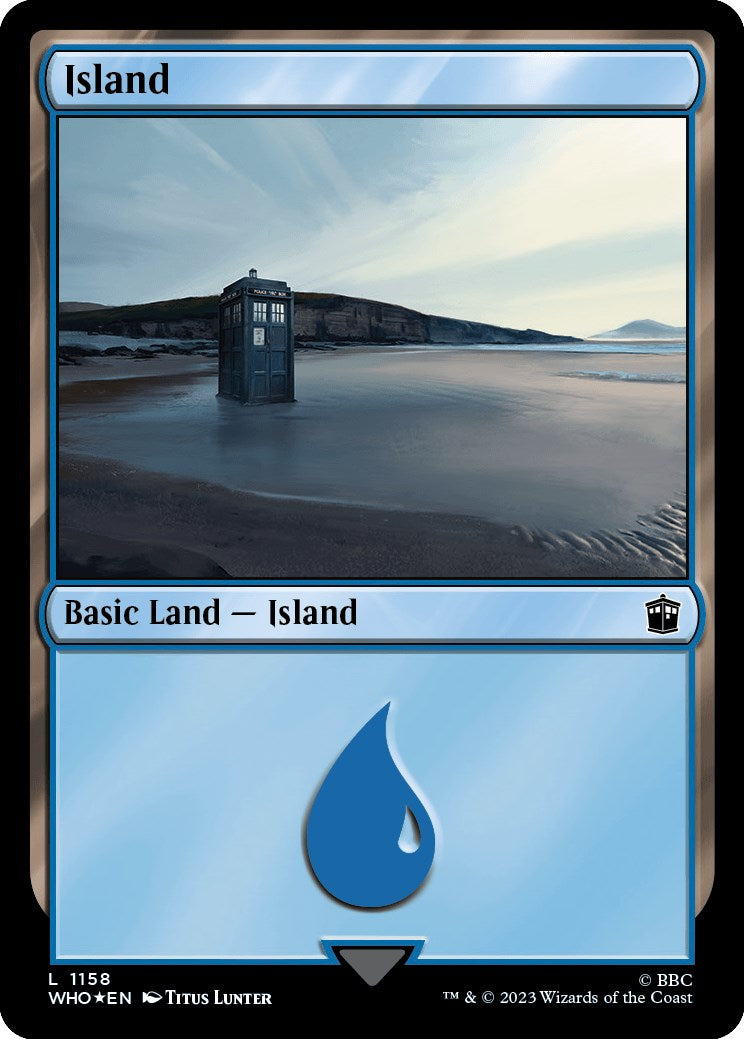 Island (1158) (Surge Foil) [Doctor Who] | GrognardGamesBatavia