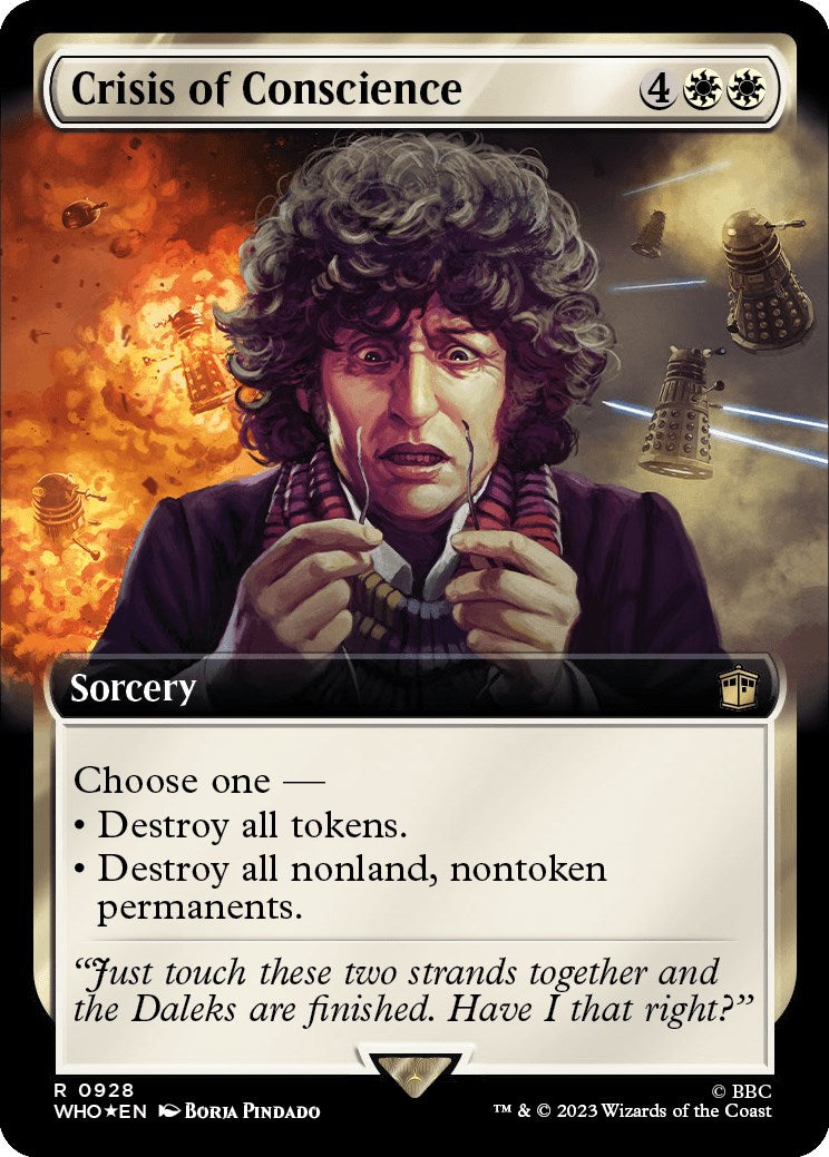 Crisis of Conscience (Extended Art) (Surge Foil) [Doctor Who] | GrognardGamesBatavia