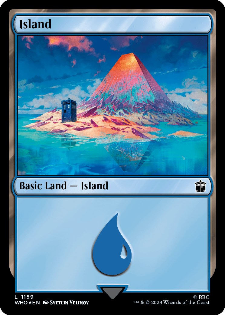 Island (1159) (Surge Foil) [Doctor Who] | GrognardGamesBatavia