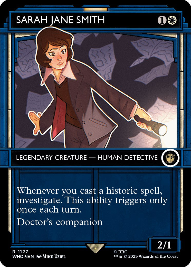 Sarah Jane Smith (Showcase) (Surge Foil) [Doctor Who] | GrognardGamesBatavia