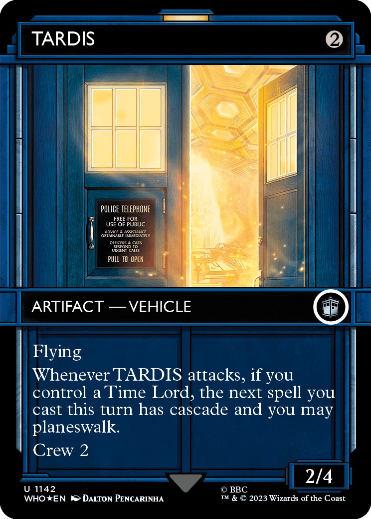 TARDIS (Showcase) (Surge Foil) [Doctor Who] | GrognardGamesBatavia