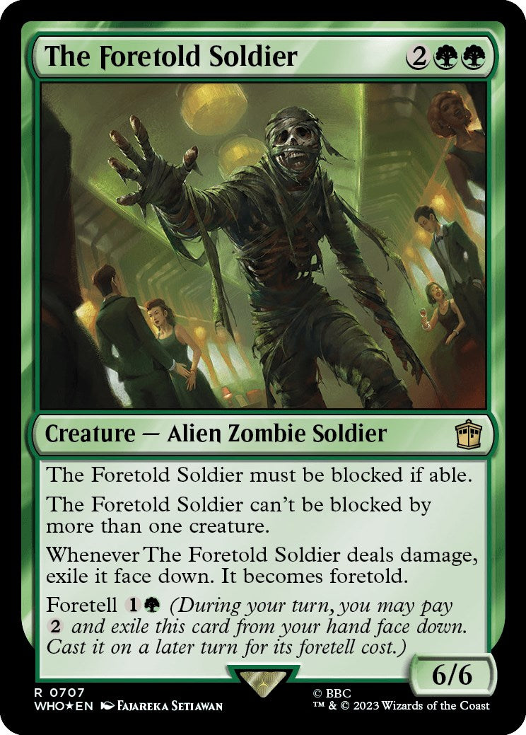 The Foretold Soldier (Surge Foil) [Doctor Who] | GrognardGamesBatavia