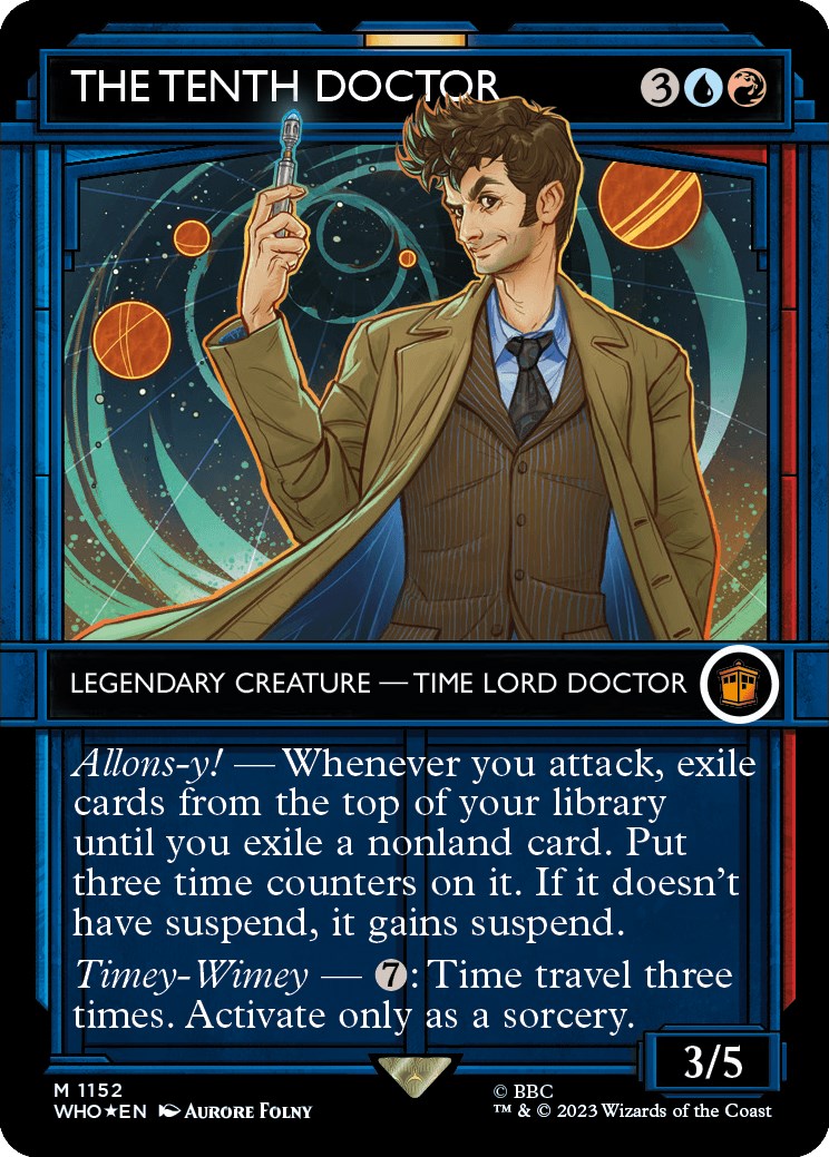 The Tenth Doctor (Showcase) (Surge Foil) [Doctor Who] | GrognardGamesBatavia