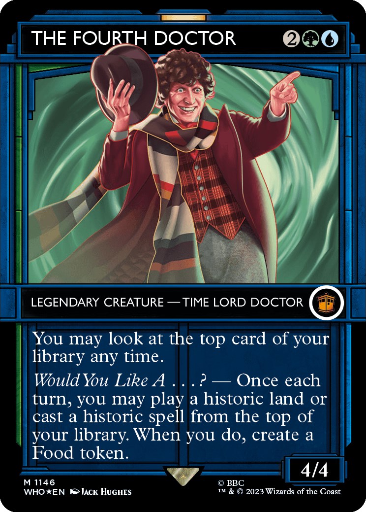 The Fourth Doctor (Showcase) (Surge Foil) [Doctor Who] | GrognardGamesBatavia