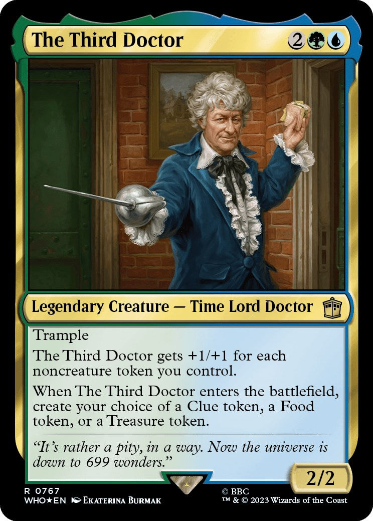 The Third Doctor (Surge Foil) [Doctor Who] | GrognardGamesBatavia