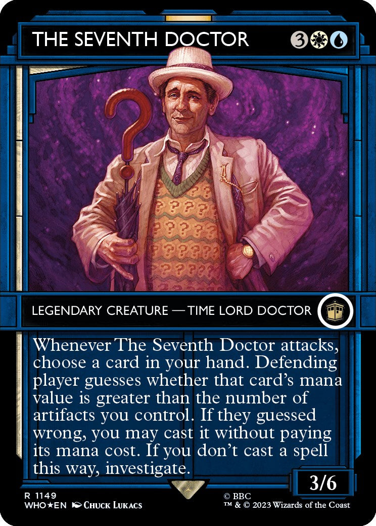 The Seventh Doctor (Showcase) (Surge Foil) [Doctor Who] | GrognardGamesBatavia