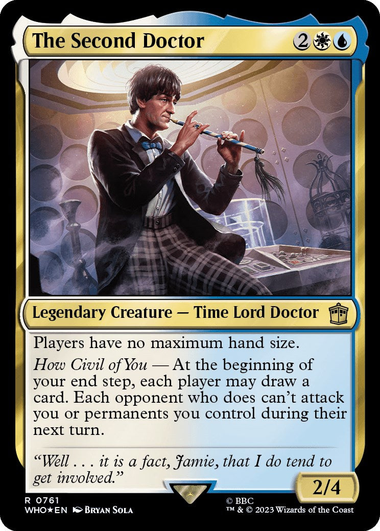 The Second Doctor (Surge Foil) [Doctor Who] | GrognardGamesBatavia