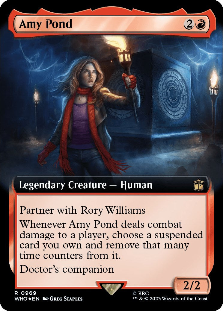 Amy Pond (Extended Art) (Surge Foil) [Doctor Who] | GrognardGamesBatavia