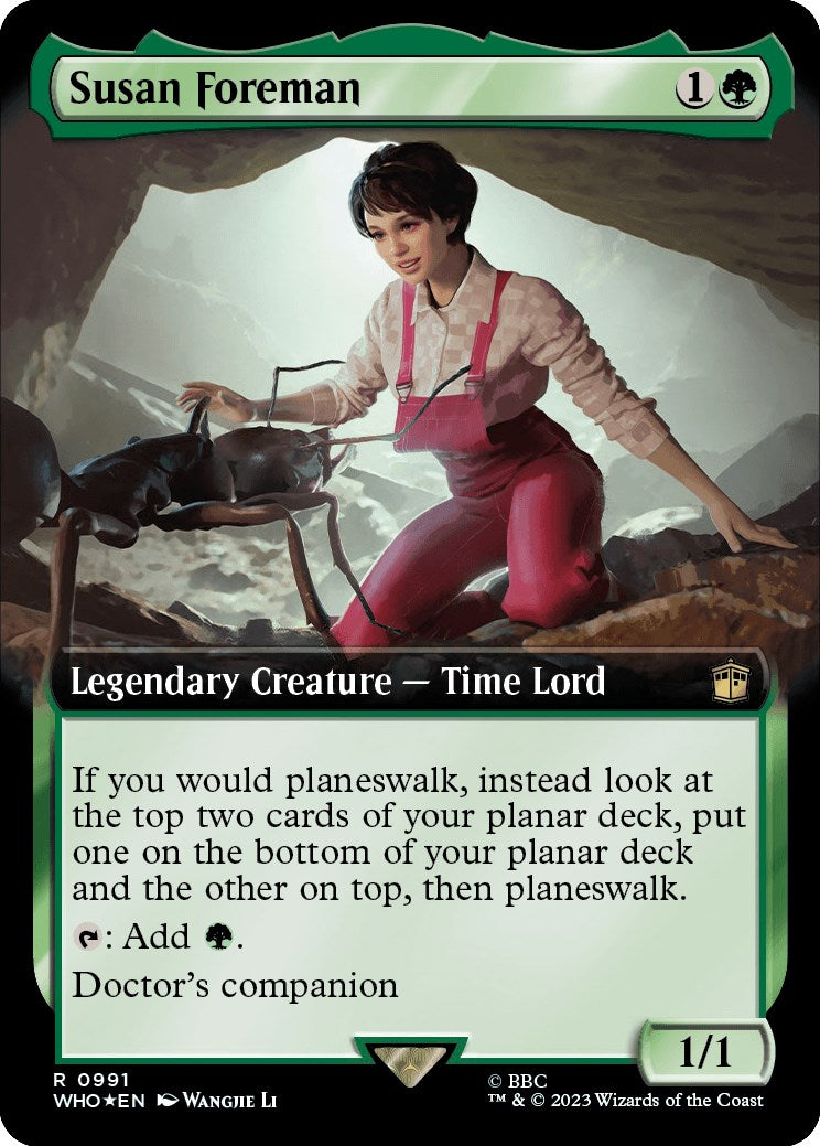 Susan Foreman (Extended Art) (Surge Foil) [Doctor Who] | GrognardGamesBatavia