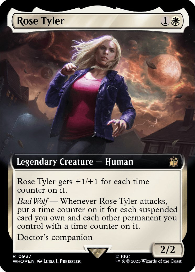 Rose Tyler (Extended Art) (Surge Foil) [Doctor Who] | GrognardGamesBatavia