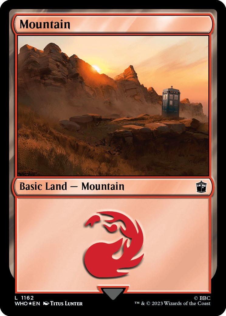 Mountain (1162) (Surge Foil) [Doctor Who] | GrognardGamesBatavia