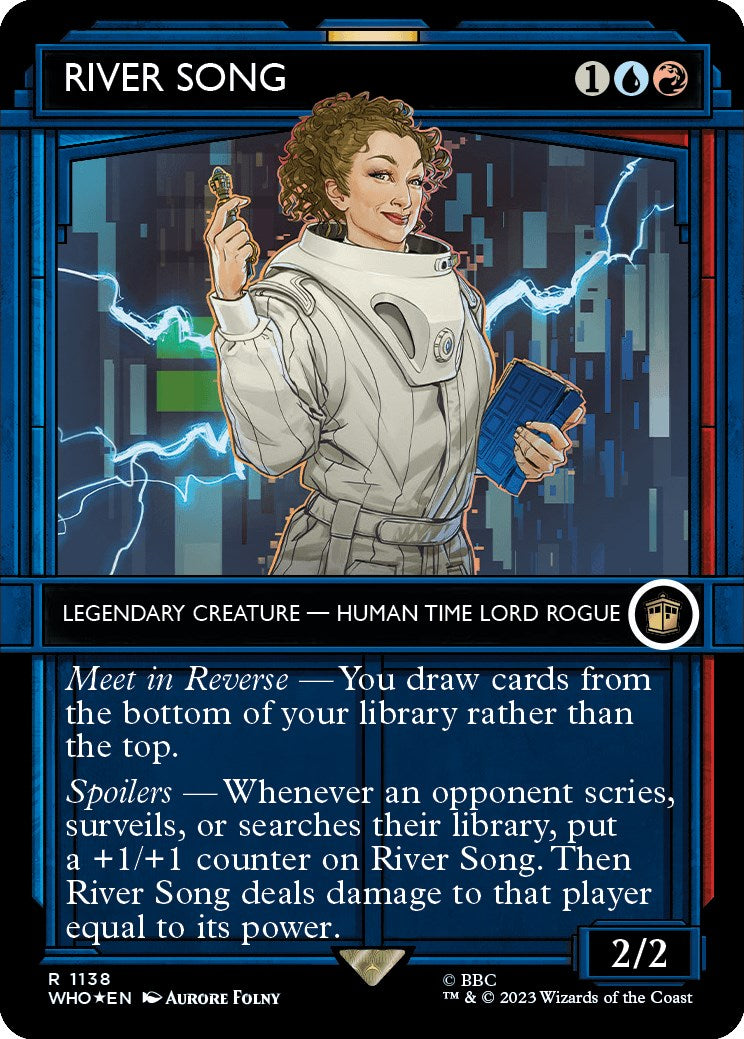 RIVER SONG (Showcase) (Surge Foil) [Doctor Who] | GrognardGamesBatavia