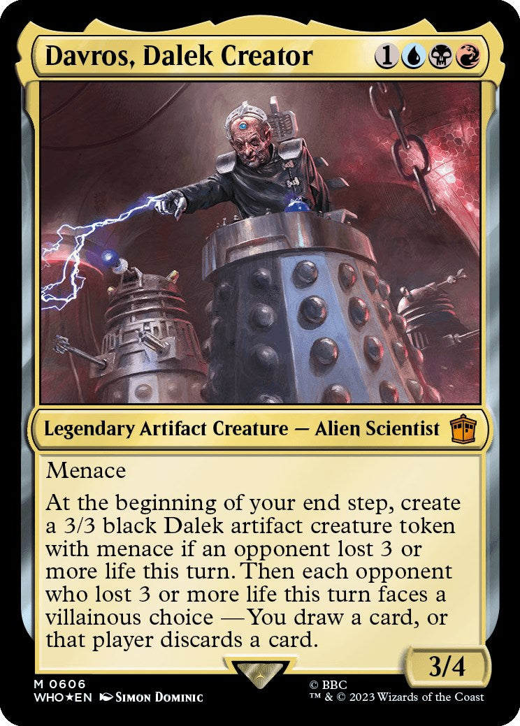 Davros, Dalek Creator (Surge Foil) [Doctor Who] | GrognardGamesBatavia