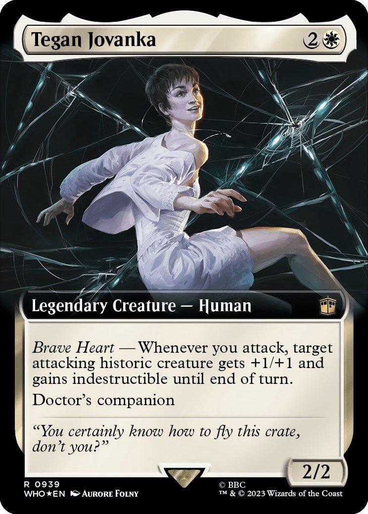 Tegan Jovanka (Extended Art) (Surge Foil) [Doctor Who] | GrognardGamesBatavia