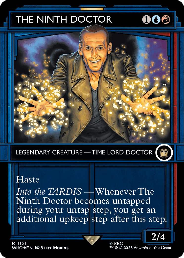 The Ninth Doctor (Showcase) (Surge Foil) [Doctor Who] | GrognardGamesBatavia